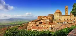 Medieval streets of Volterra, Tuscany